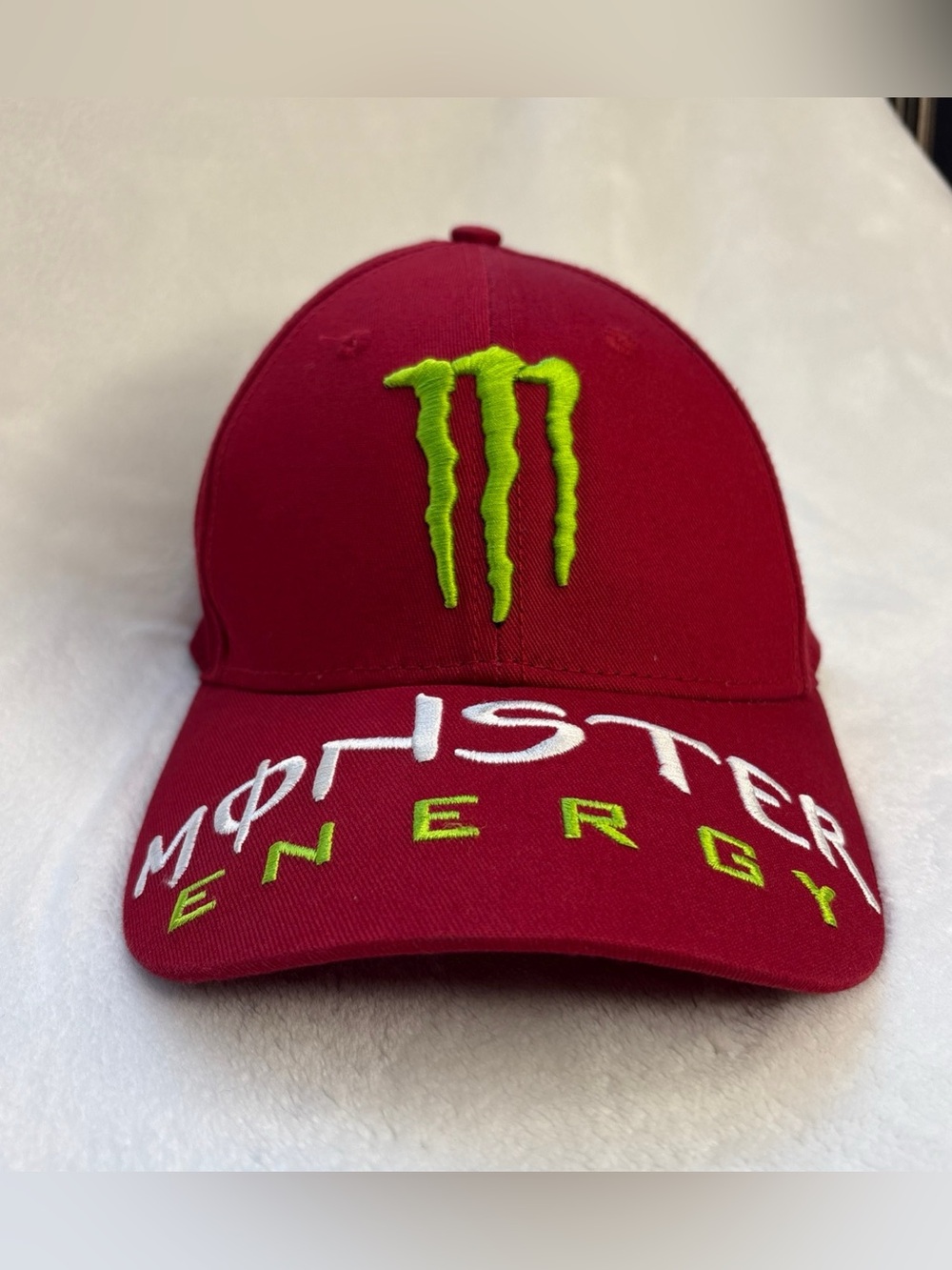 Monster Energy Red Logo Baseball Cap